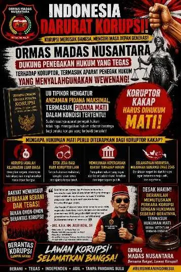 Ormas Madas Nusantara Dukung Mahfud MD Agar Hukum Mati Eks Jampidsus Febrie IMG-20260725-WA0030.webp