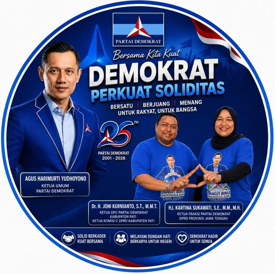 HUT ke-25 Partai Demokrat, Joni Kurnianto dan Kartina Sukawati Ajak Kader Perkuat Soliditas untuk Rakyat IMG-20260730-WA0053.webp