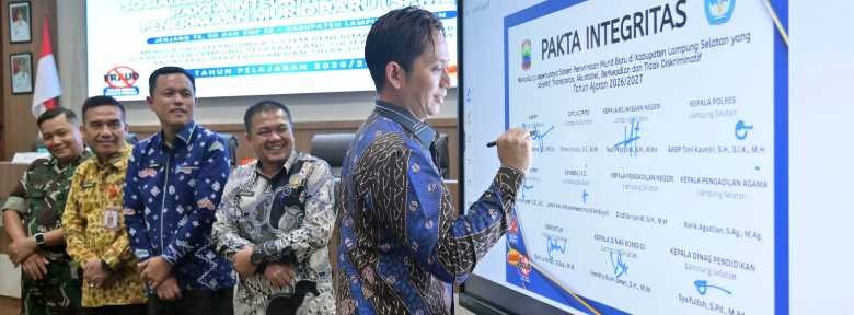 No Titip, No Jastip Bupati Egi Tegas: Tak Ada Ampun Bagi Kecurangan SPMB di Lampung Selatan