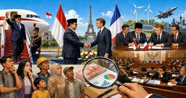 Tiga Lawatan Prancis dan Senyap Parlemen