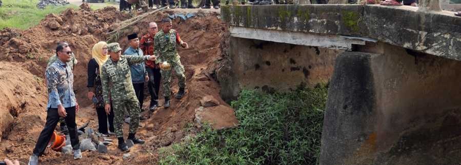 Sinergi Pemkab dan TNI, Pembangunan Jembatan Perintis Garuda di Lampung Selatan Dimulai Akses Warga Kian Lancar