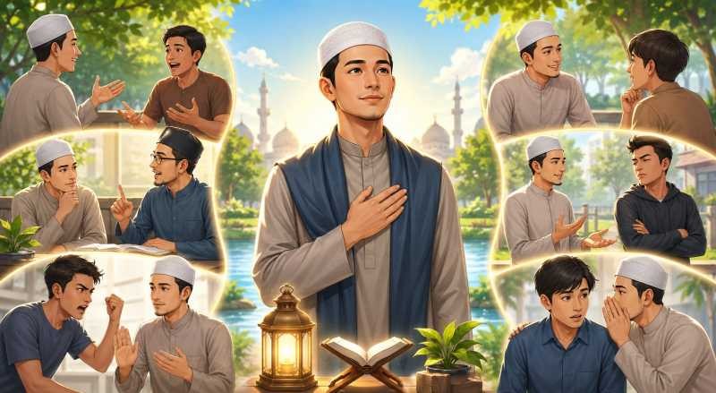 Menjadi Tenang Dalam Menghadapi Manusia