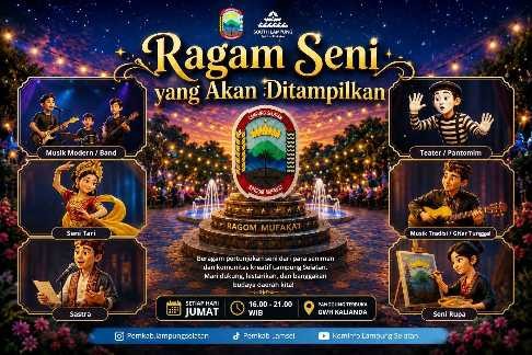 Pentas Seni Budaya Helau Hadir di GWH Kalianda, Pemkab Lampung Selatan Perkuat Budaya dan Ekonomi Kreatif