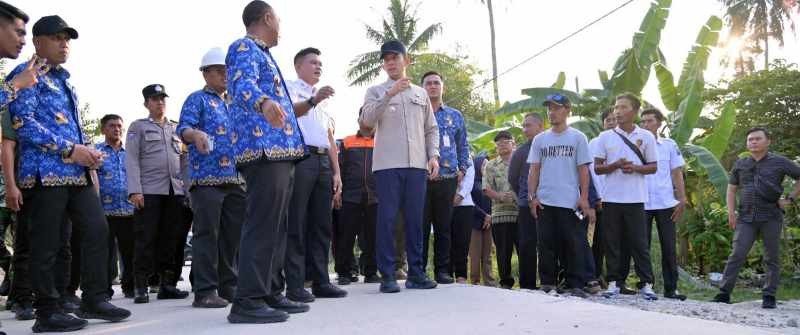 Dulu Rusak dan Sering Banjir, Jalan Bandar Agung-Kuala Jaya Kini Mulus, Warga Sragi Bersyukur