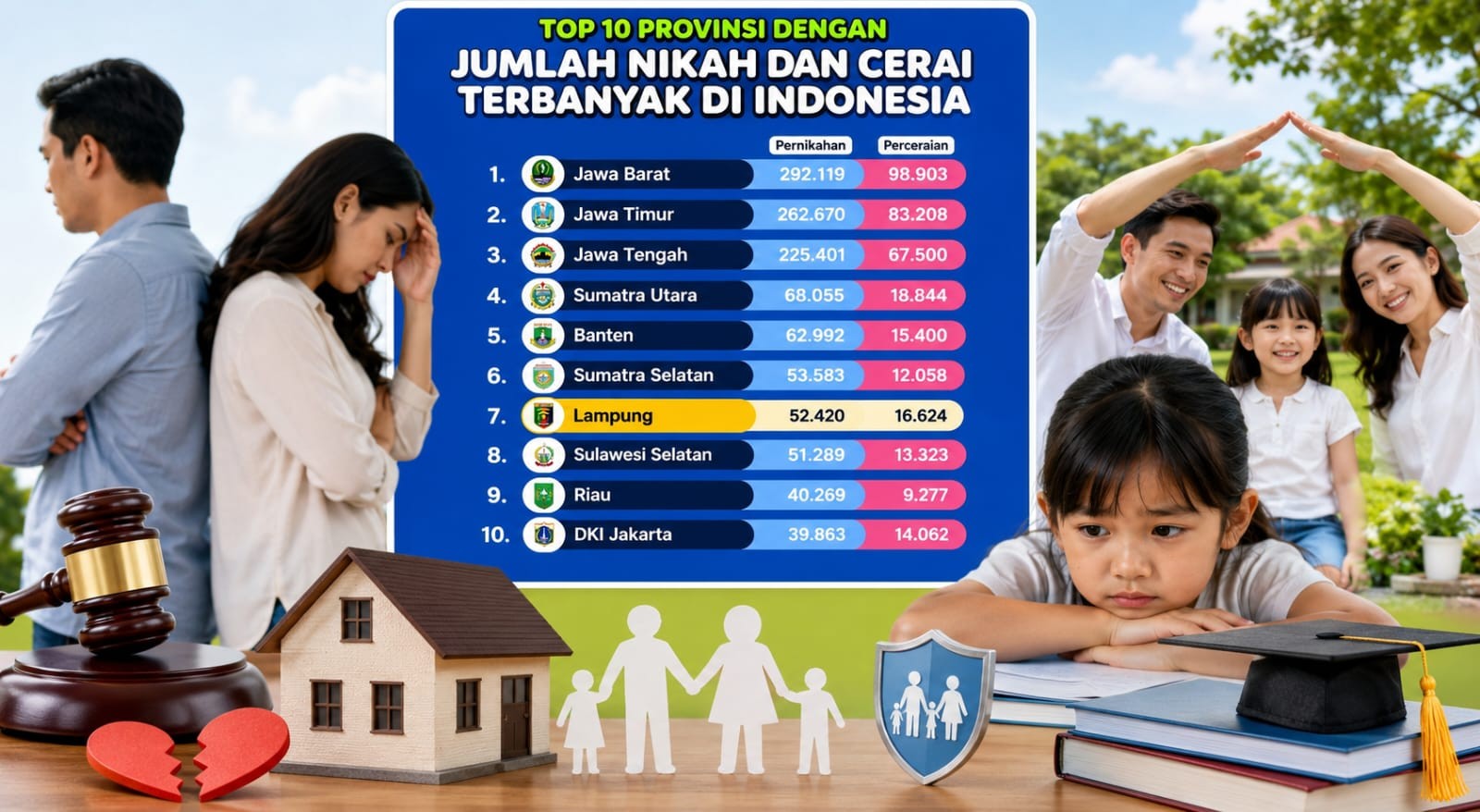 Perceraian Meningkat Ketika Ketahanan Keluarga Melemah