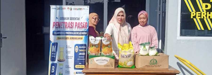 Kendalikan Inflasi dan Jaga Daya Beli, Pemkab Lampung Selatan Hadirkan Sembako Murah Lewat Gerakan Penetrasi Pasar