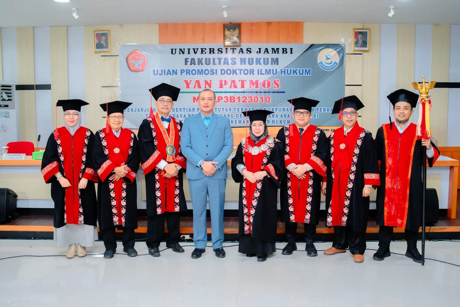 Yan Patmos Plt Kepala Lapas Narkotika Langkat Raih Gelar Doktor Ilmu Hukum