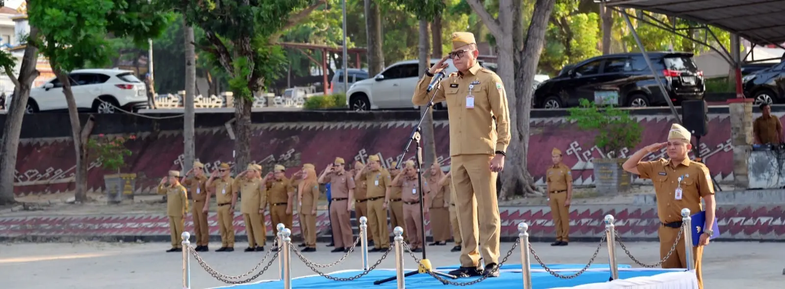 Apel Mingguan Jadi Momentum Pemkab Lampung Selatan Perkuat Disiplin dan Budaya Melayani ASN