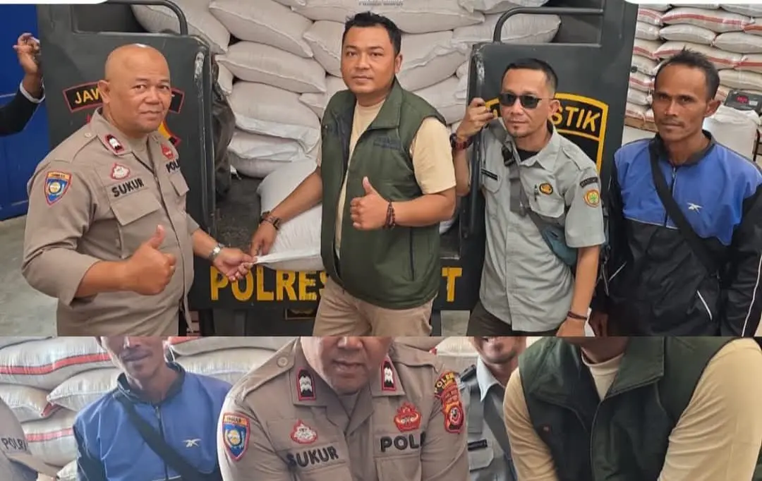 Dukung Ketahanan Pangan, Polsek Limbangan Kawal Penyerapan 4 Ton Jagung ke Bulog Garut