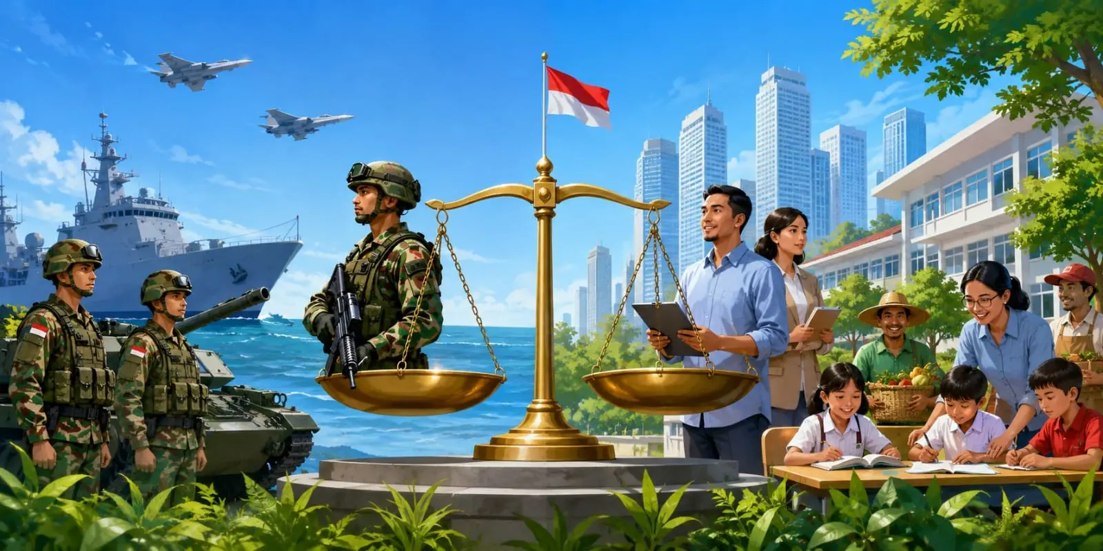MENJAGA DEMOKRASI DENGAN BATAS KEWENANGAN TEGAS