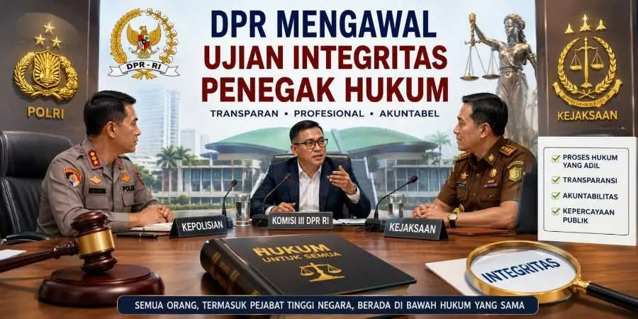 DPR Mengawal Ujian Integritas Penegak Hukum