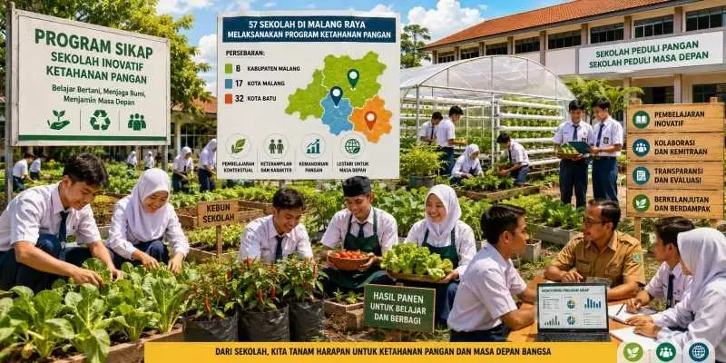 57 Sekolah Menanam Harapan Ketahanan Pangan