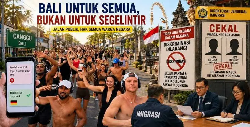 Enam Kata Mengusik Kedaulatan Hukum Indonesia