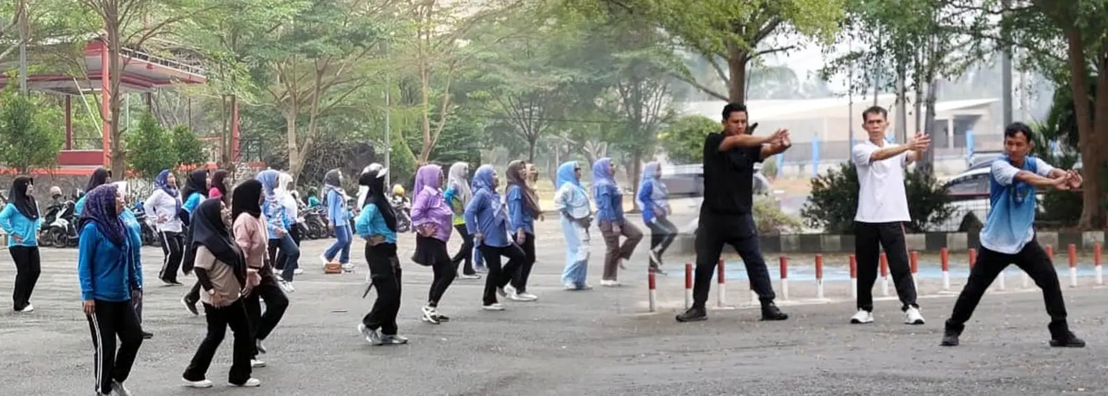 Senam Bersama di GOR Way Handak, Pemkab Lampung Selatan Bangun ASN Sehat Solid dan Siap Berikan Pelayanan Terbaik