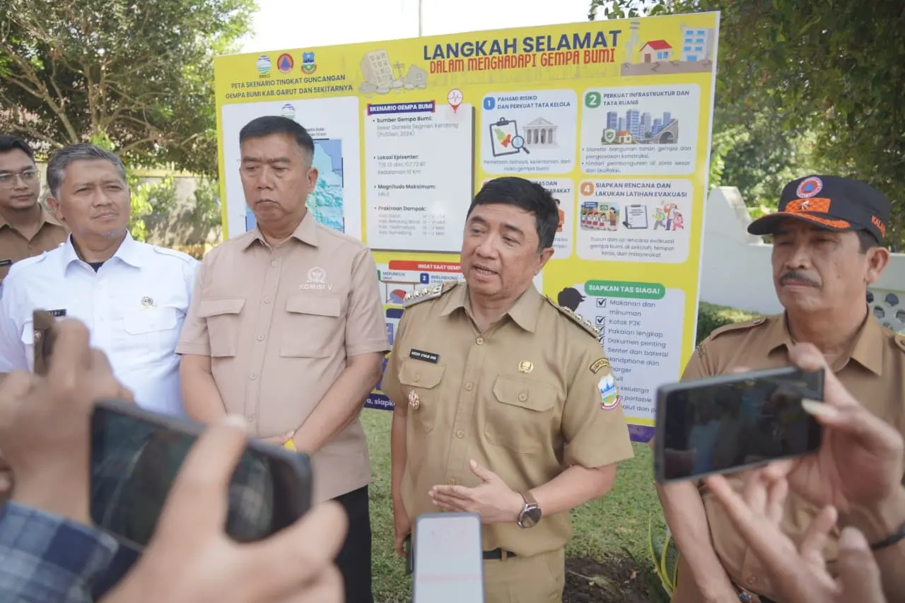 BMKG dan Pemkab Garut Perkuat Mitigasi Gempa Lewat Sekolah Lapang
