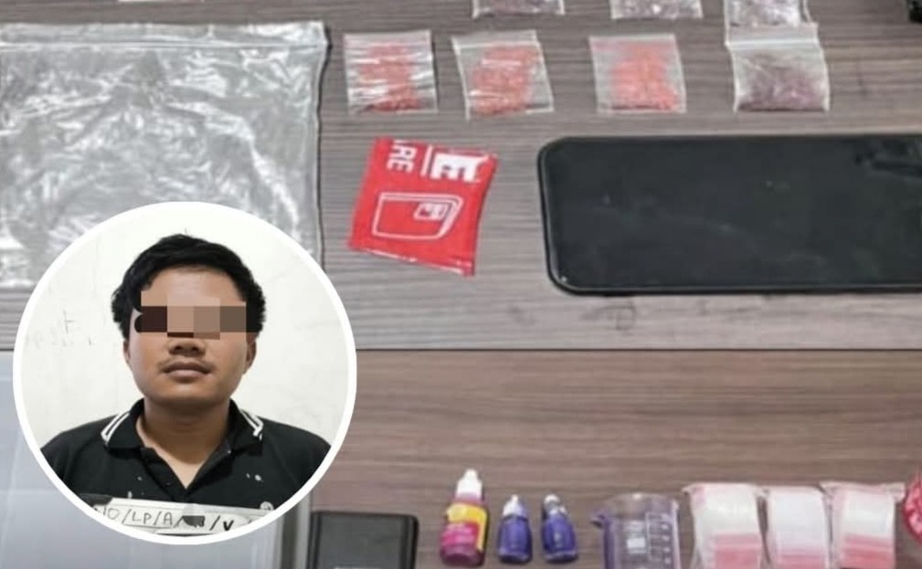 Produksi Tembakau Sinte, MP Warga Rancabango Garut Diamankan Polisi