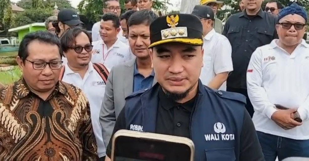 Jadi Simbol Titik Nol Pers Digital Nasional, Kawasan Monumen SMSI di Alun-Alun Cilegon Dipercantik