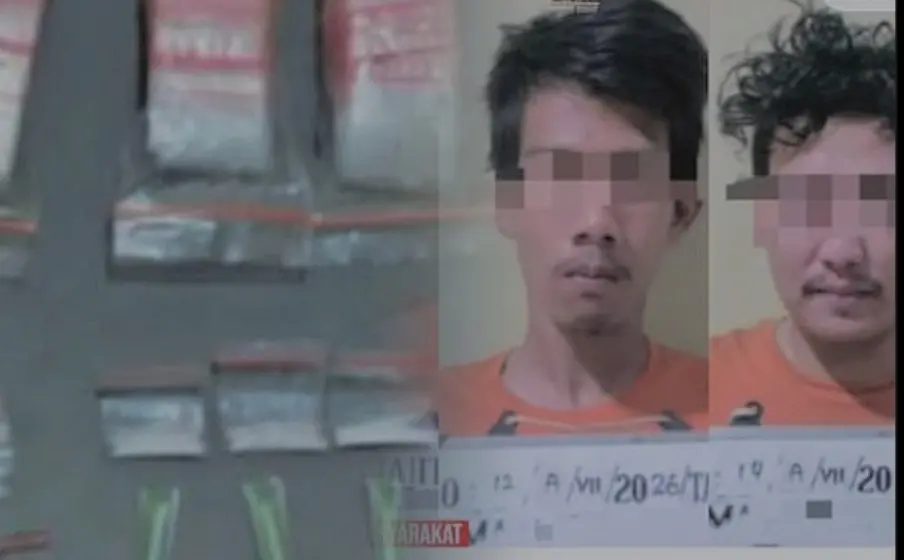 Polres Garut Gagalkan Peredaran Sabu, Tiga Pelaku Beserta Barang Bukti Berhasil Diamankan