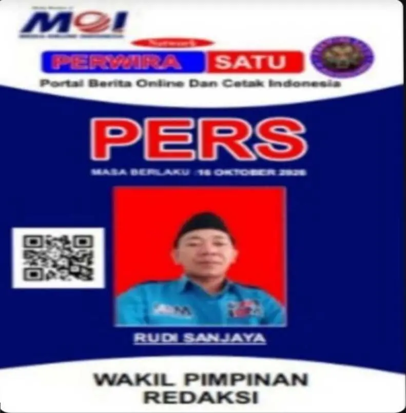 Rudi Sanjaya telah diberhentikan dari Perwirasatu.co.id dan Media Partner